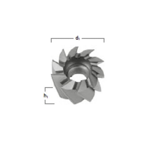 HSS-Co5 Shell End Mill Dimensions